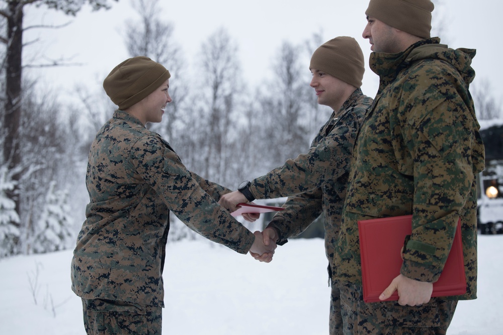 Cpl. Holtzel Re-enlistment