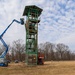 182nd Civil Engineer Squadron working on Scout Climbing Tower