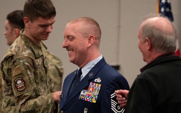 Career Air Force weapons troop is promoted to Chief