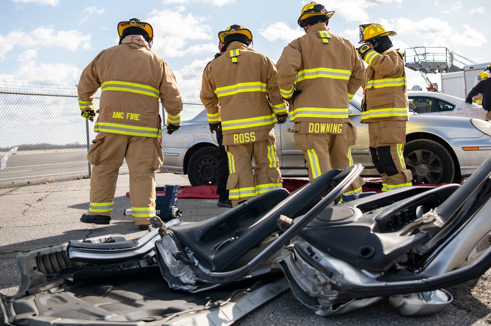 Rickenbacker Fire Department Jaws of Life training