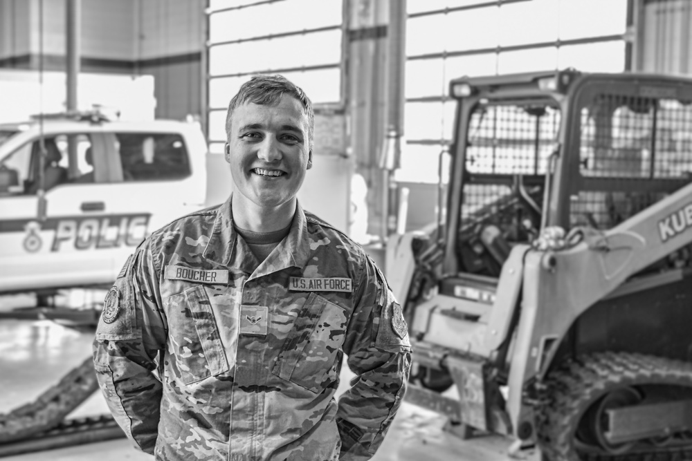 Airman Skyler Boucher portrait from the 110th Wing