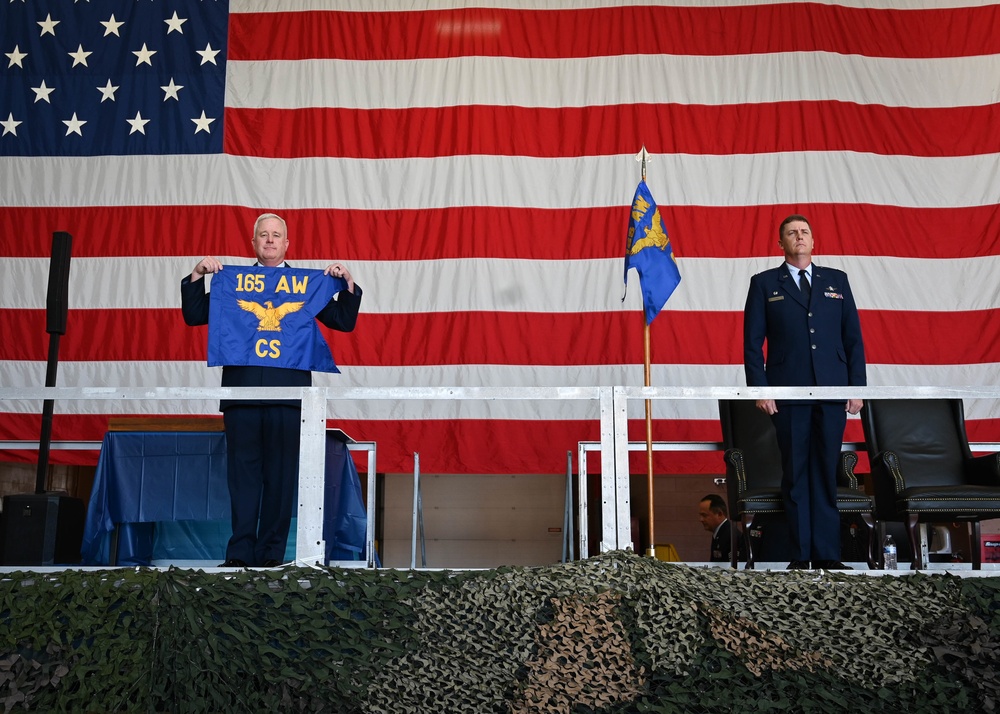 165th Communications Squadron Redesignation Ceremony