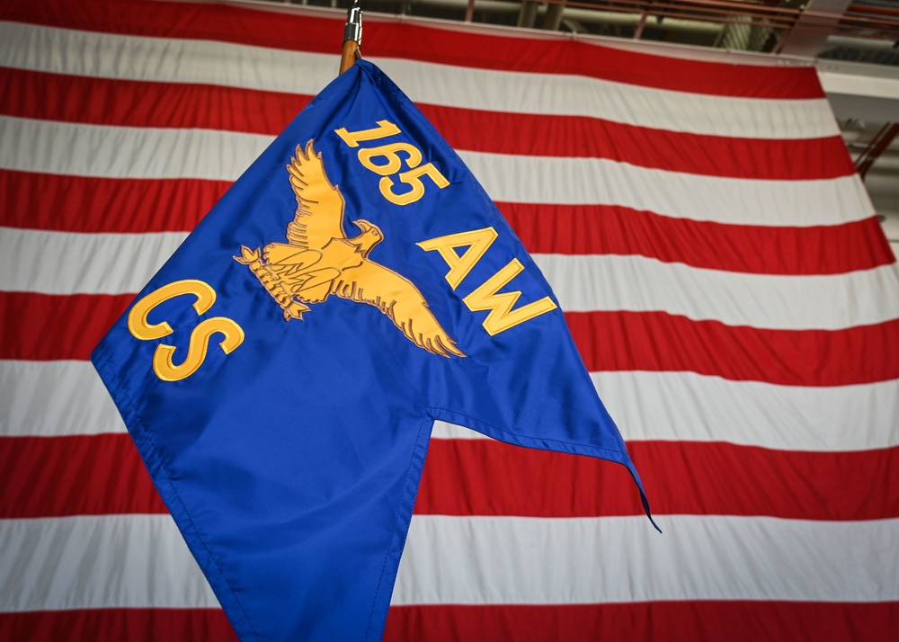 165th Communications Squadron Redesignation Ceremony