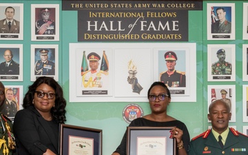 Zambia and Botswana generals inducted into war college hall of fame