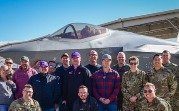 FedEx Racing visits Nellis Air Force Base