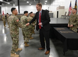 Demobilization Ceremony for Bravo Company, 3rd Battalion, 116th Cavalry Regiment