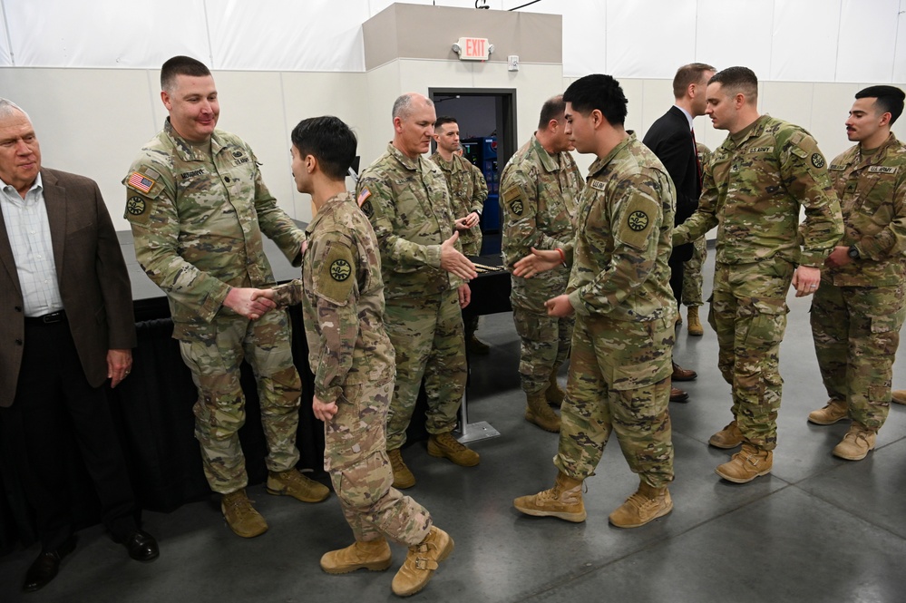 Demobilization Ceremony for Bravo Company, 3rd Battalion, 116th Cavalry Regiment