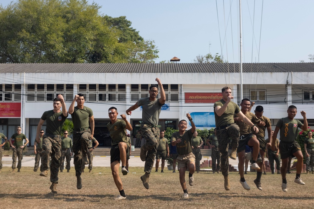 CLB 13 and Thailand Marines conduct MCMAP