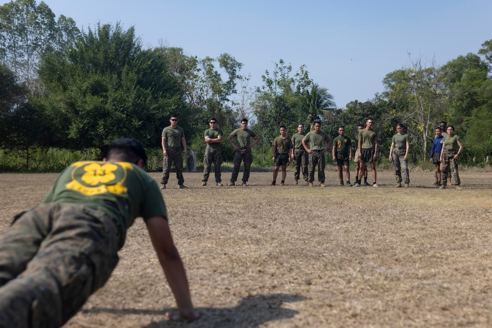 CLB 13 and Thailand Marines conduct MCMAP