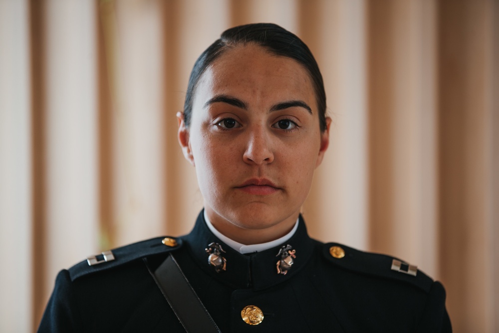 Silent Drill Platoon Commander, Capt. Kelsey Hastings