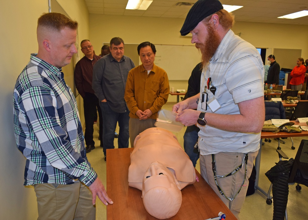 DA Civilians go through Emergency Essential Validation Course