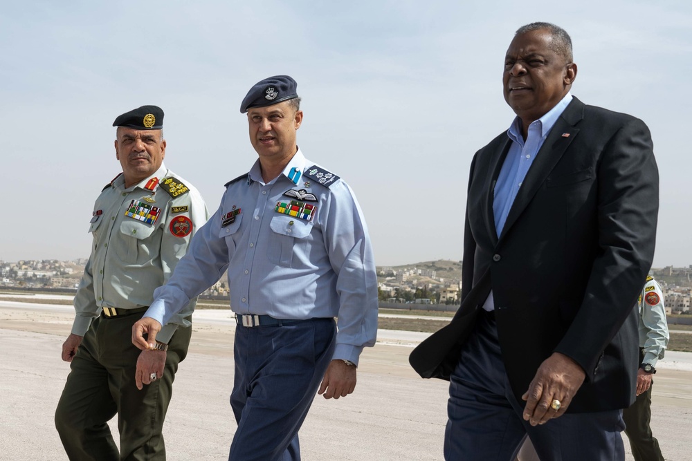 SECDEF Arrives in Jordan