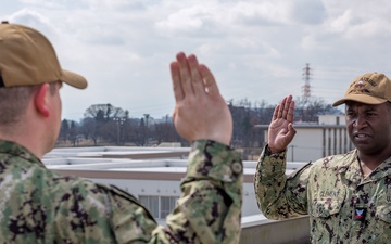 Reenlistment Ceremony Onboard Naval Air Facility Atsugi
