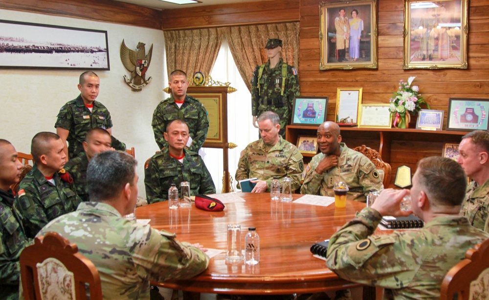 Lt. Gen. Brunson Visits Cobra Gold 23