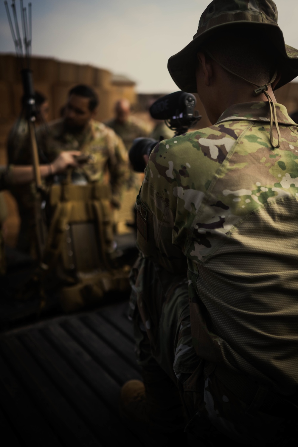 Combat Camera at work in Africa