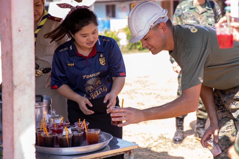 Cobra Gold 23: Community shows gratitude to MWSS-171 and Cobra Gold 23 Participants