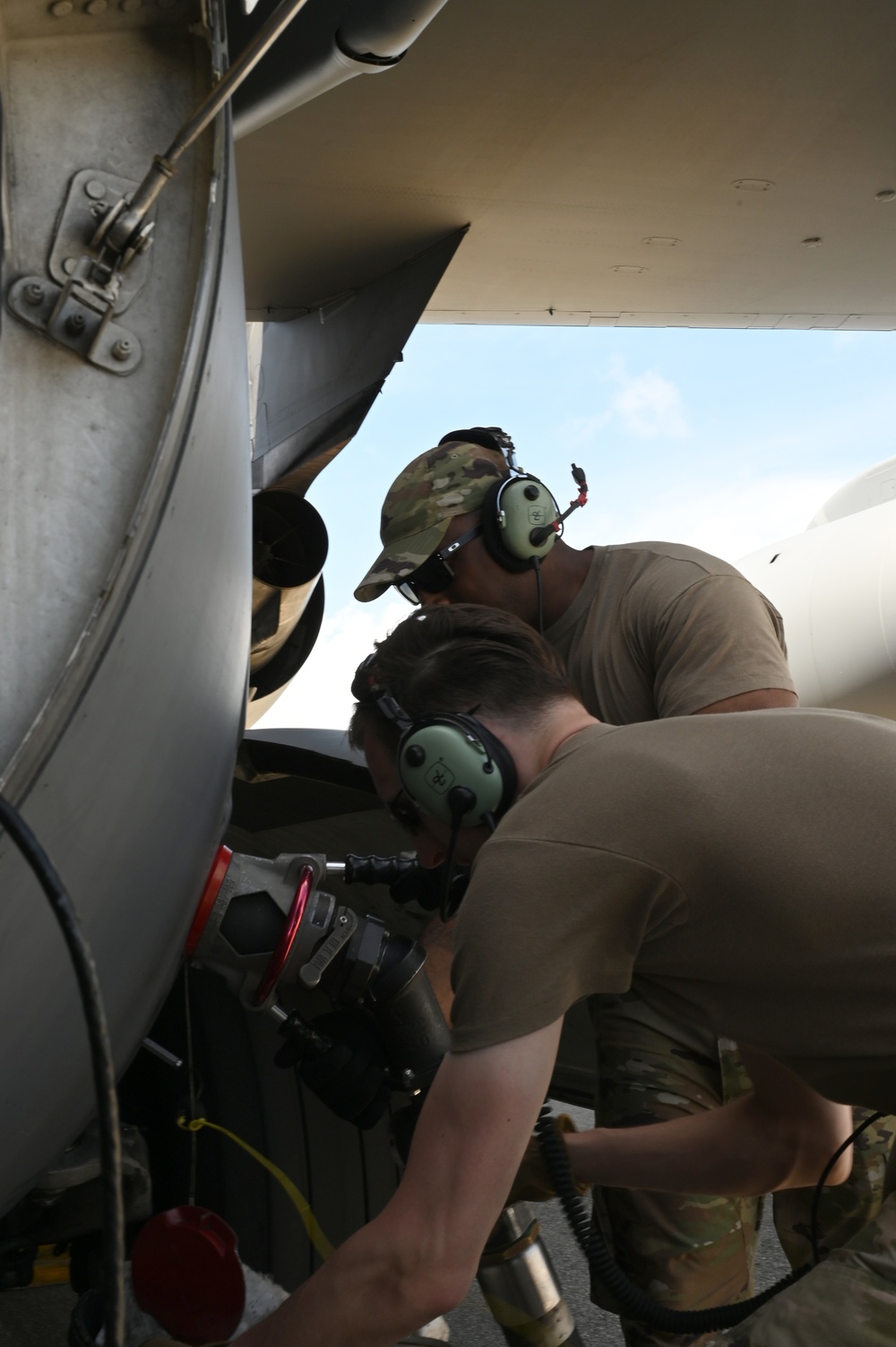 3rd AEW tests refueling methods during AR 23-1