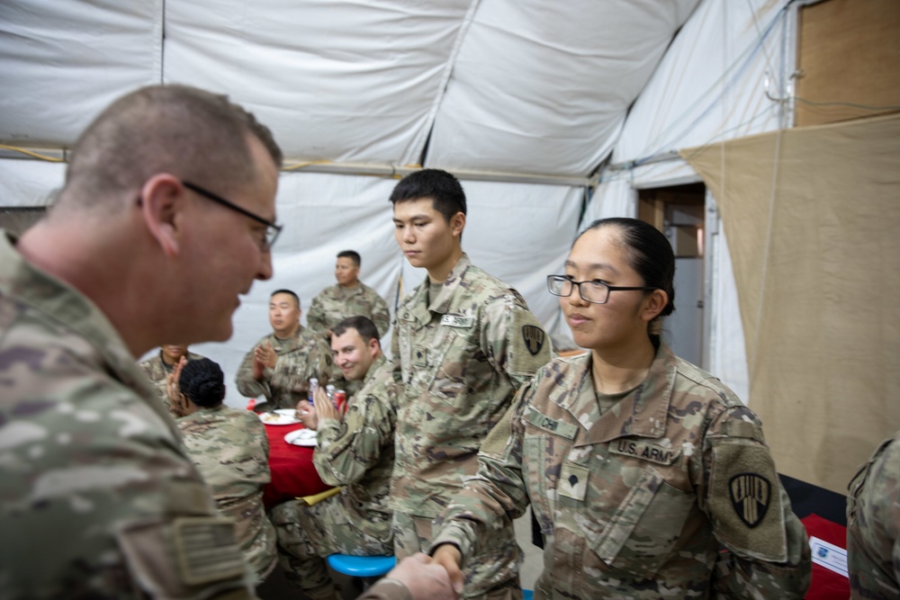 NYNG Leadership Visit The 369th Sustainment Brigade