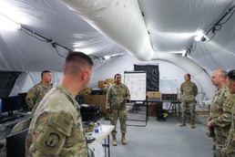 NYNG Leadership Visit The 369th Sustainment Brigade