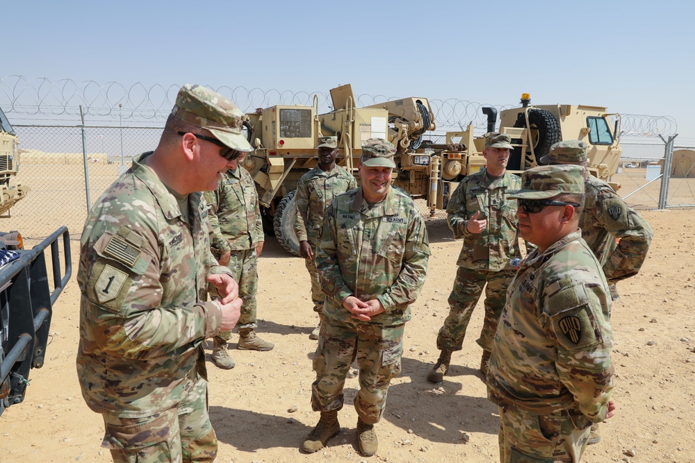 NYNG Leadership Visit The 369th Sustainment Brigade