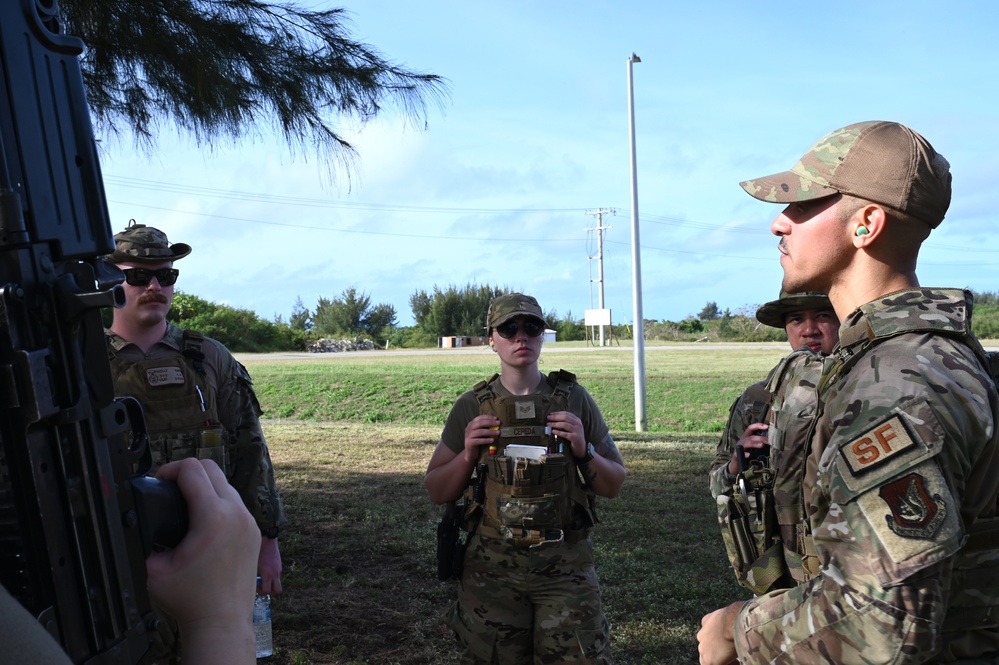 3rd AEW Security Forces personnel practice TCCC during AR 23-1