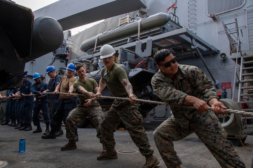 Anchorage Replenishment-At-Sea