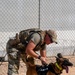 378th ESFS MWDs train with EOD