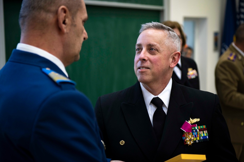 NSF Deveselu Holds Change of Command Ceremony