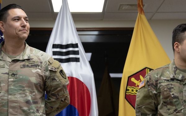 Staff Sgt. Ellis &amp; Pfc. Pineda PCS Awards