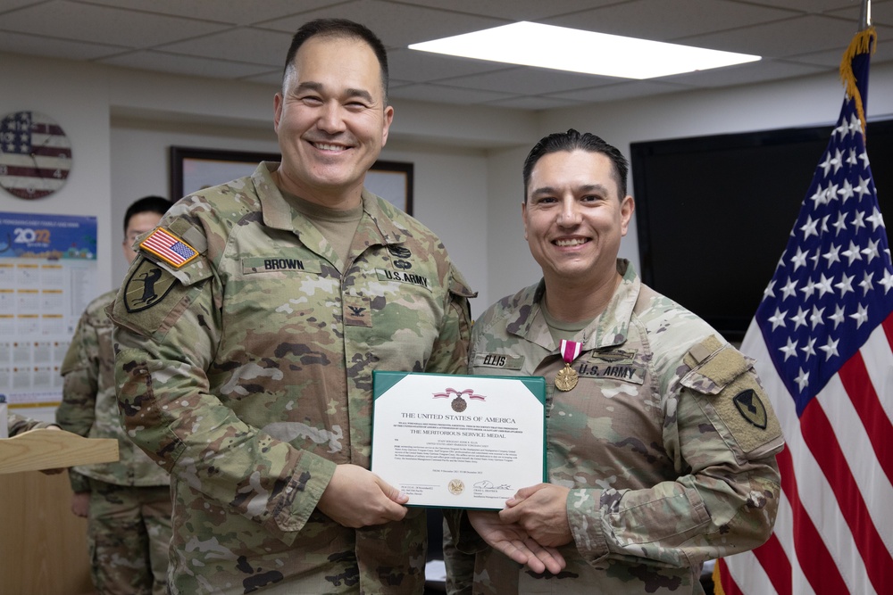 Staff Sgt. Ellis &amp; Pfc. Pineda PCS Awards