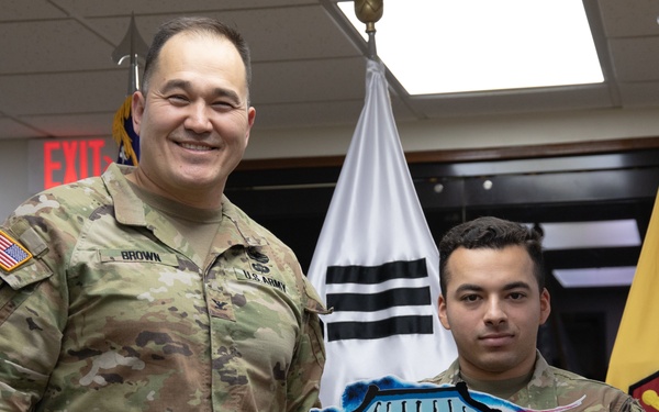 Staff Sgt. Ellis &amp; Pfc. Pineda PCS Awards