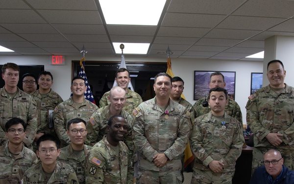 Staff Sgt. Ellis &amp; Pfc. Pineda PCS Awards