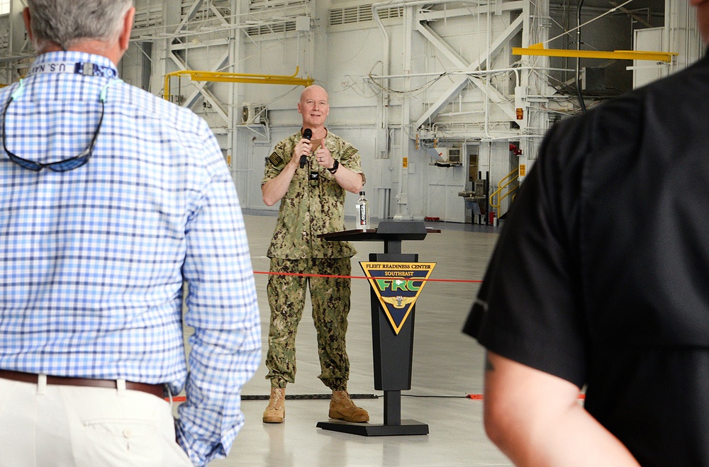 Fleet Readiness Center Southeast unveils renovated hangar to support current and next generation aircraft