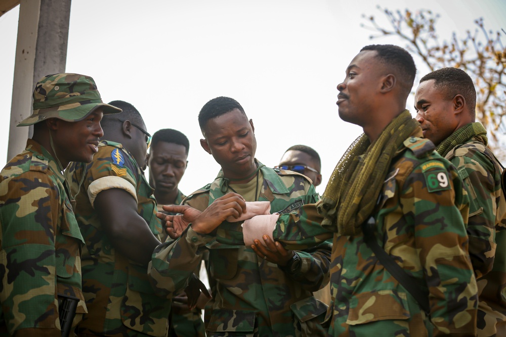 Ghana Army conducts Tactical Combat Casualty Care Training