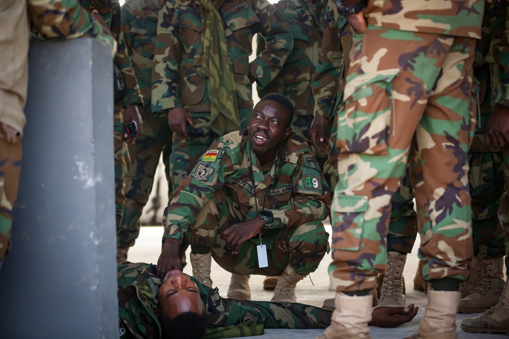 Ghana Army conducts Tactical Combat Casualty Care Training