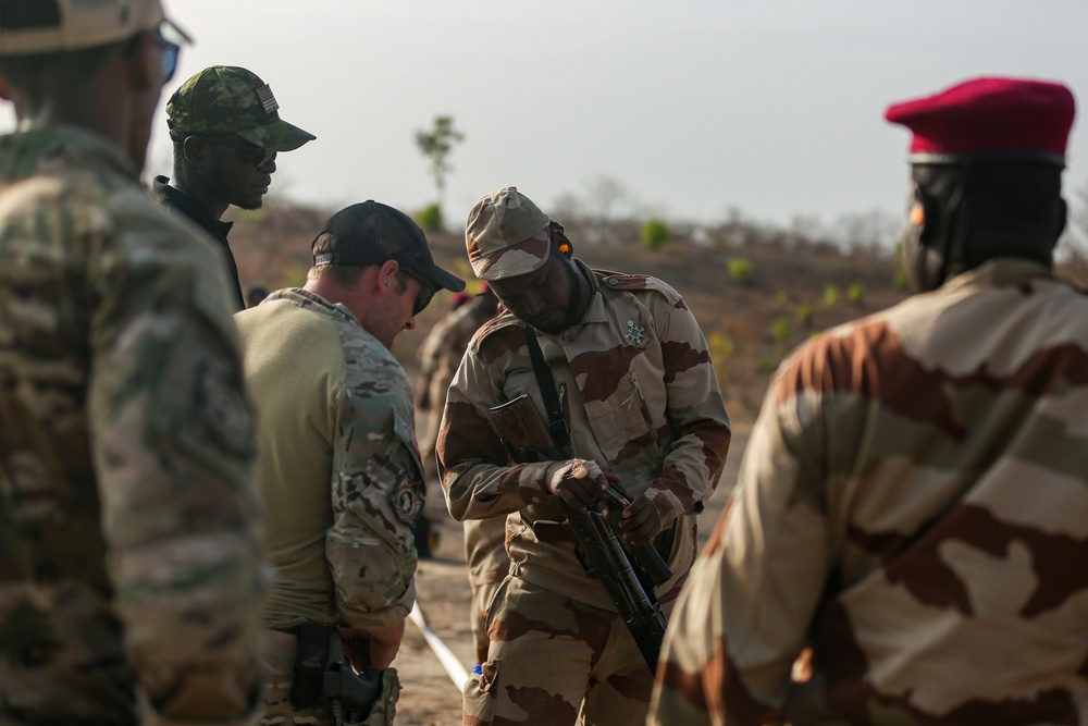 Mauritanian Armed Forces conduct Live Fire Training