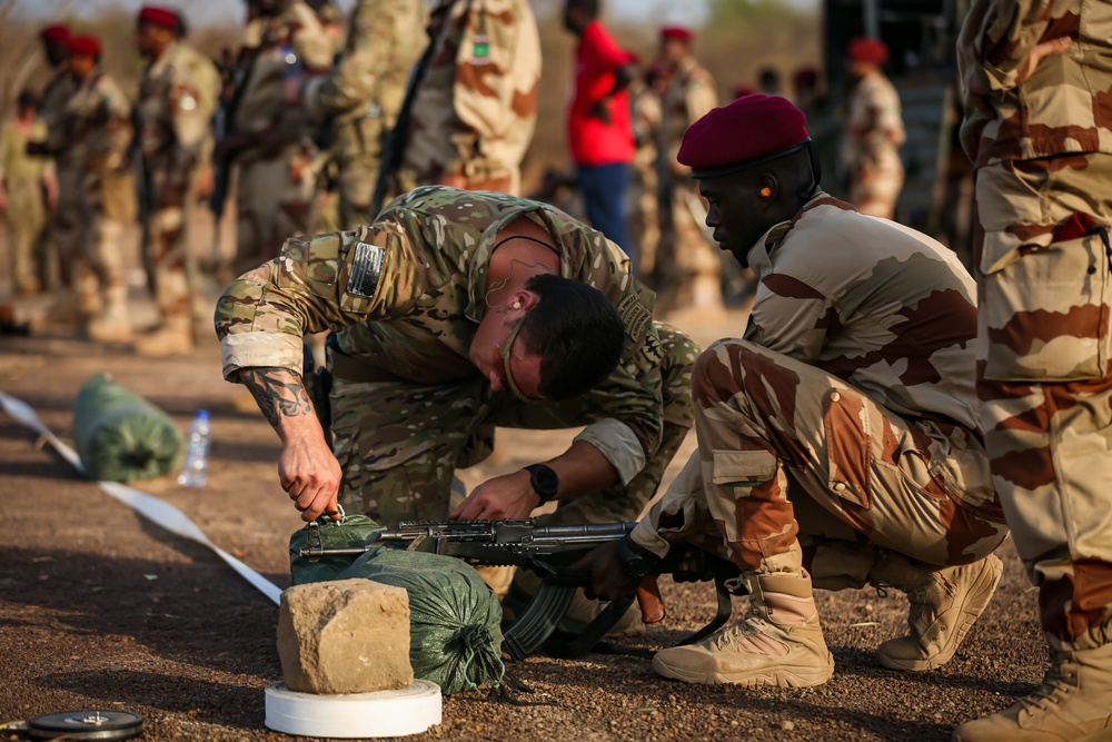 Mauritanian Armed Forces conduct Live Fire Training