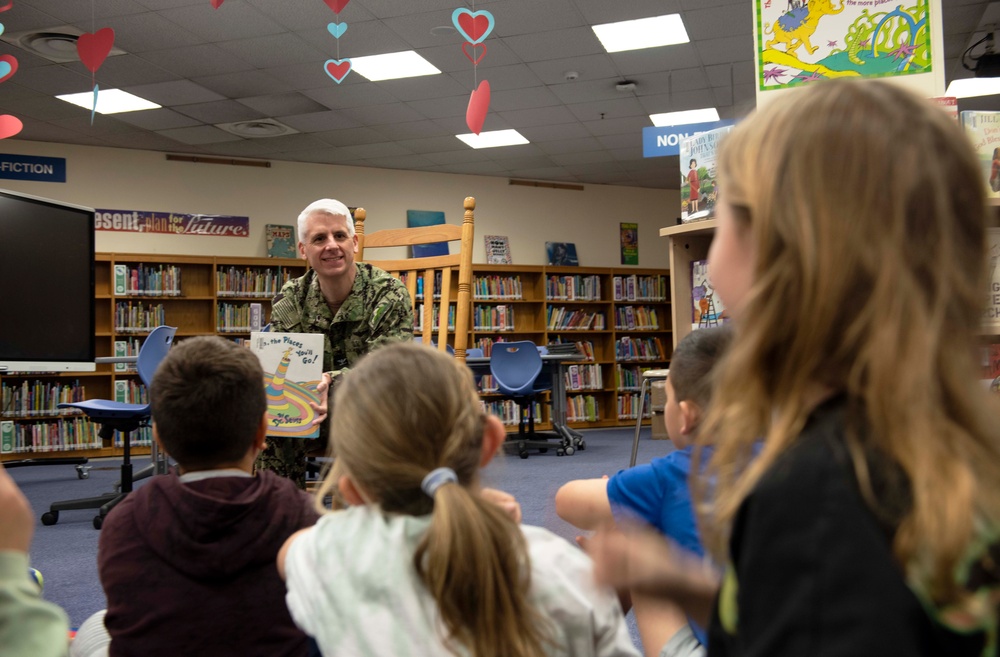 NSA Naples Celebrates &quot;Read Across America&quot;