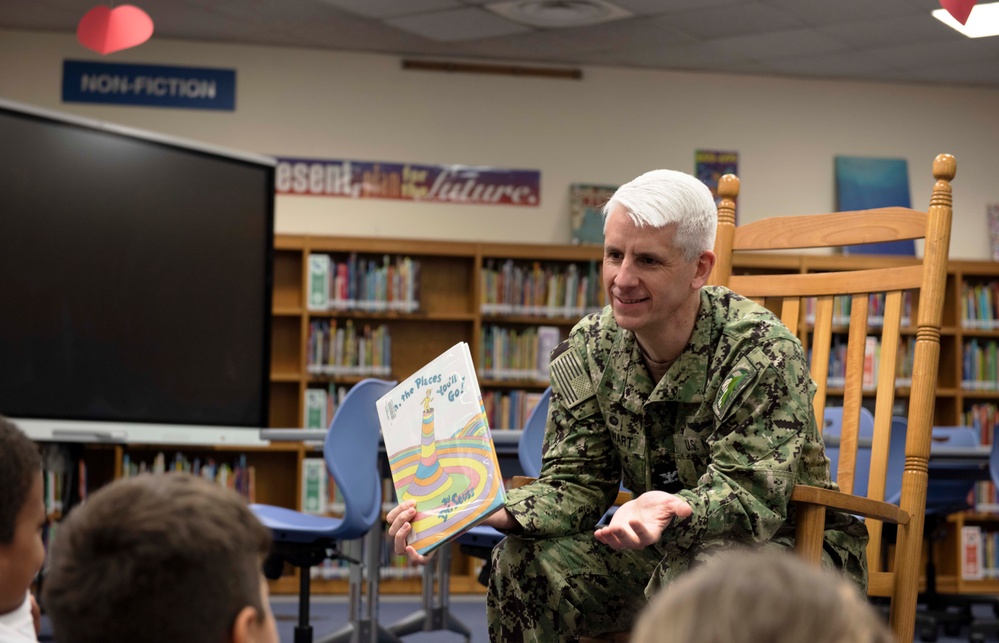 NSA Naples Celebrates &quot;Read Across America&quot;