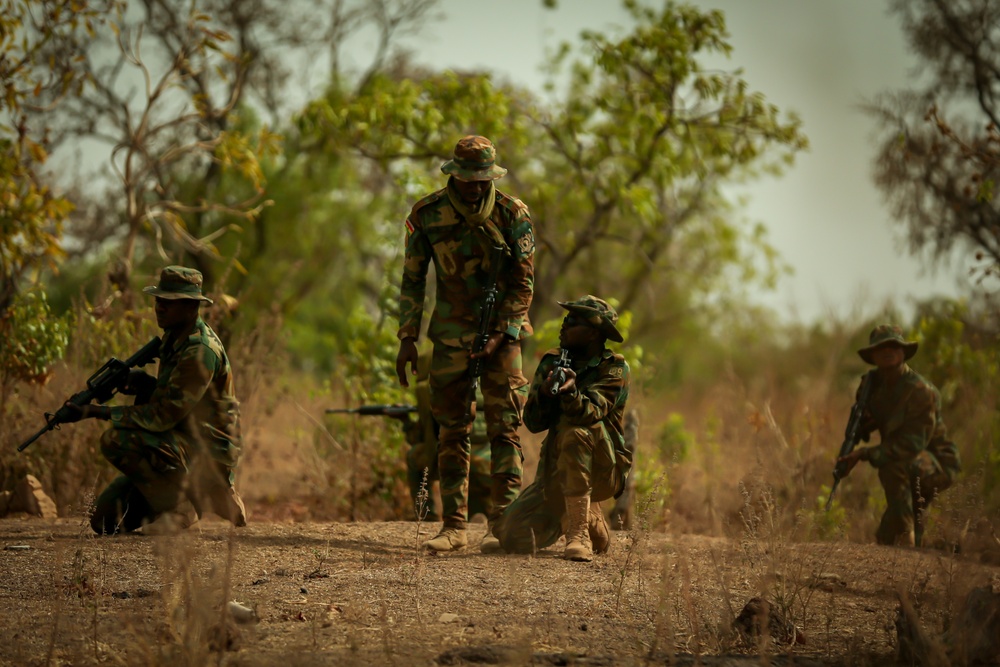 Ghana Army conduct Small Unit Tactics training