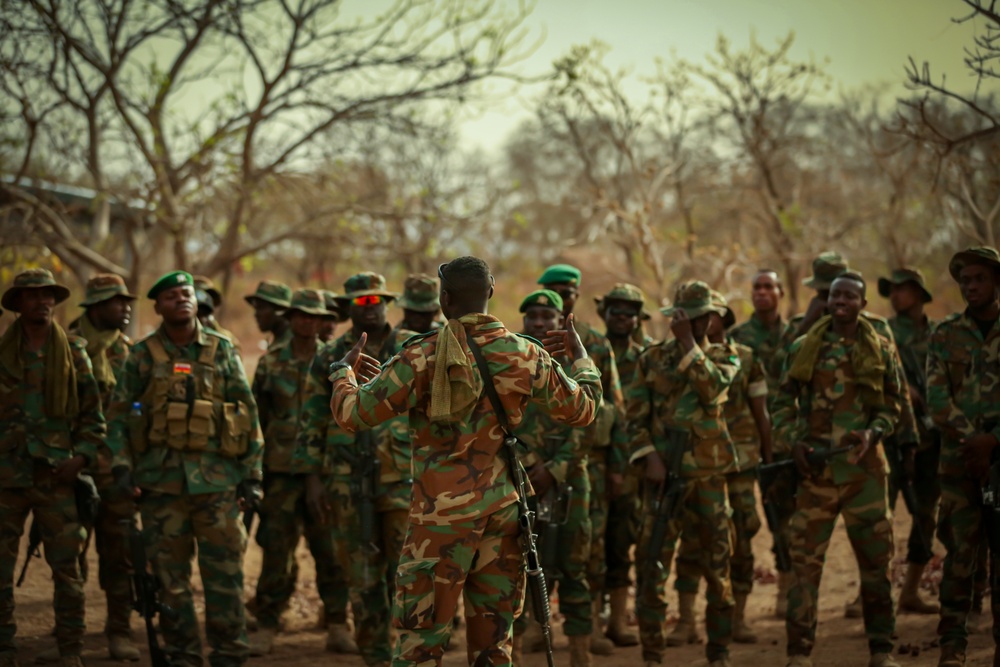 Ghana Army conduct Small Unit Tactics training