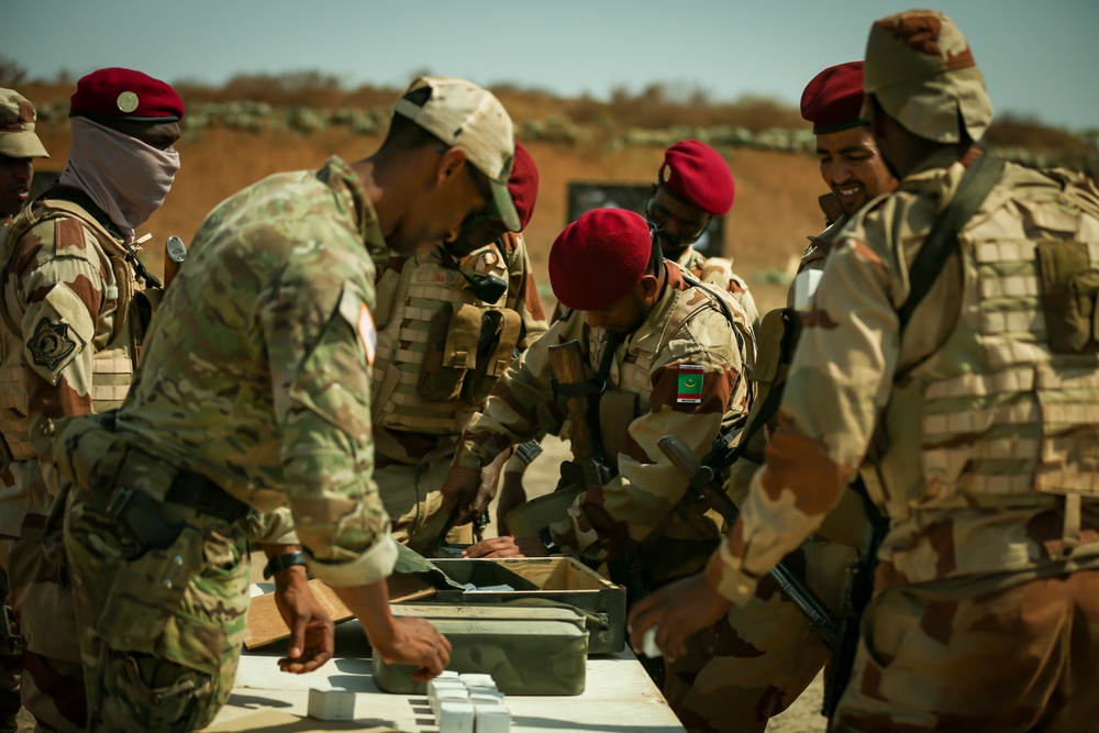 Mauritanian Armed Forces conduct Dynamic Shooting Drills