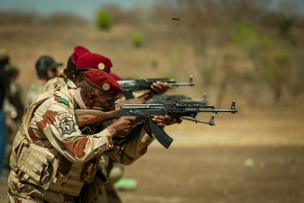 Mauritanian Armed Forces conduct Dynamic Shooting Drills