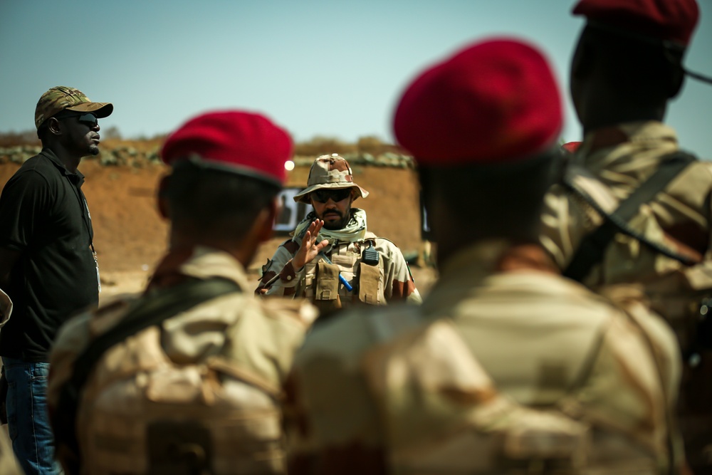 Mauritanian Armed Forces conduct Dynamic Shooting Drills