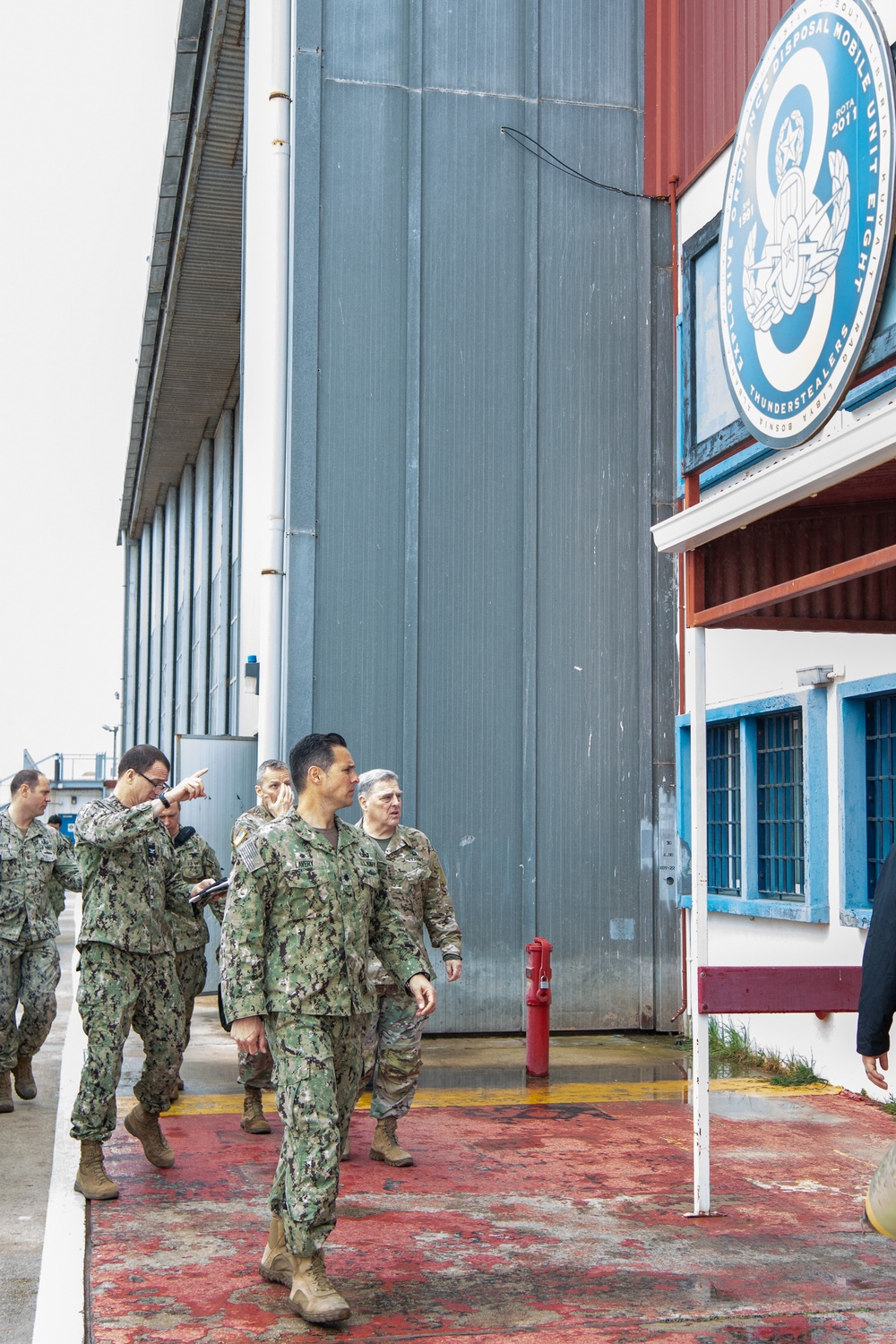 General Mark Milley Vists NAVSTA Rota