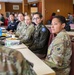 Women discuss serving in uniform at mentoring group