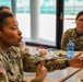 Women discuss serving in uniform at mentoring group