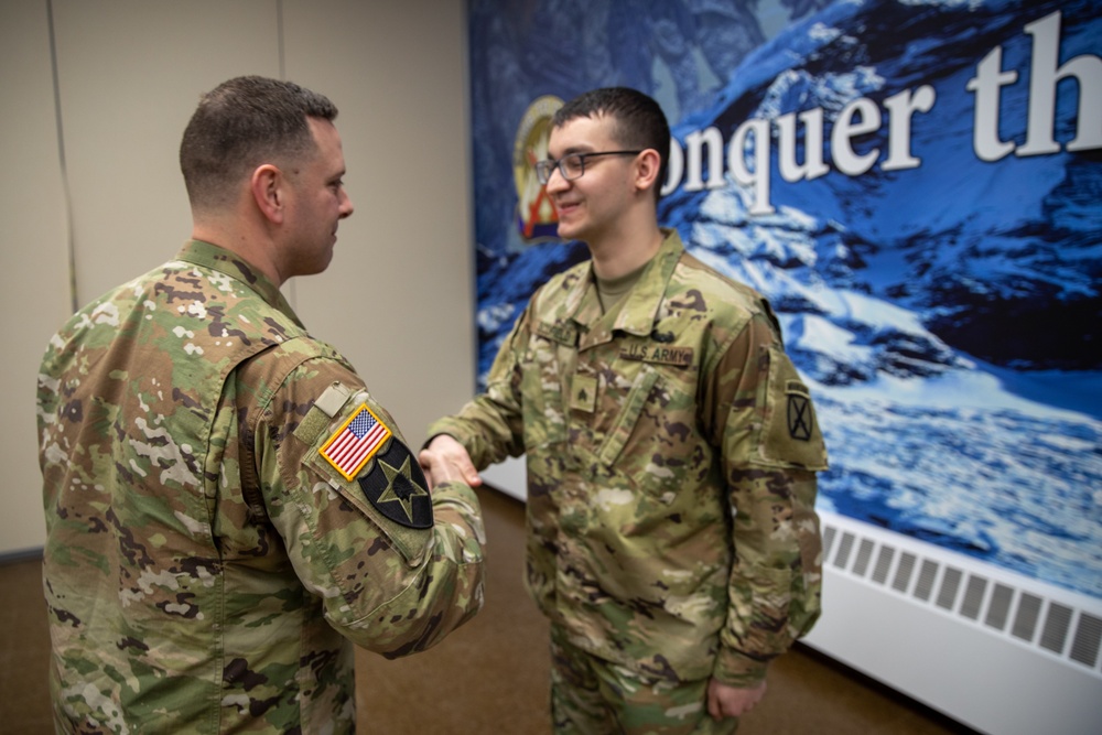 SGT Ethan Scofield Promotion