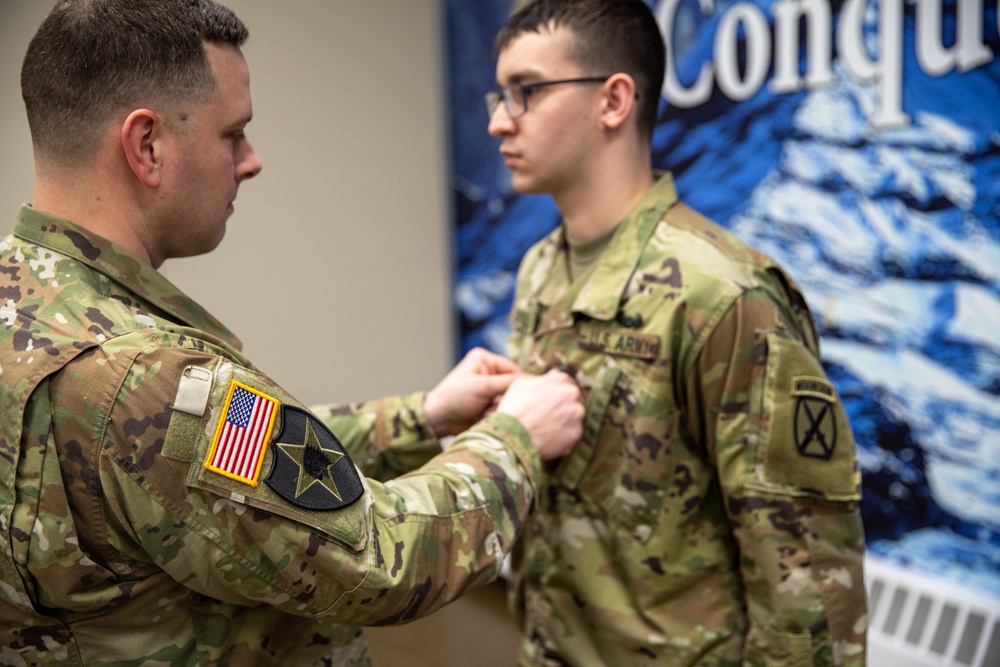 SGT Ethan Scofield Promotion