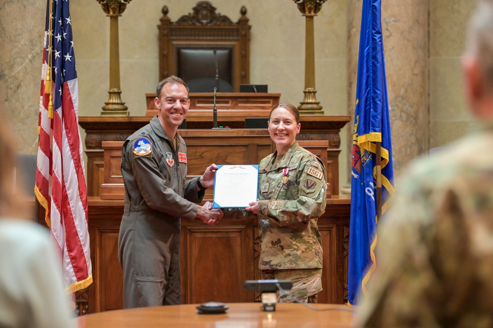 378th Fighter Squadron 1st Sgt. retires after 21 years of service